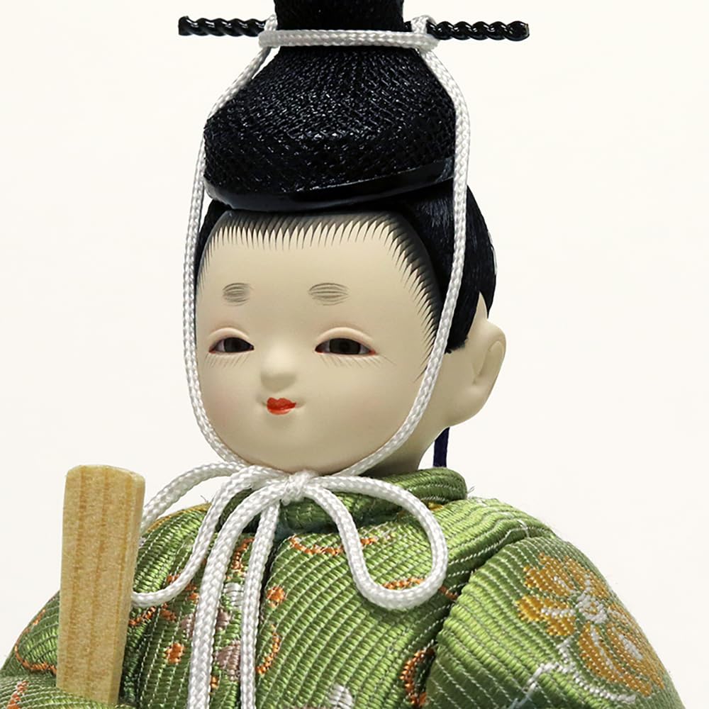 Hina Wooden Tsugumi Single Doll with Round Doll, Doll, Kotohoki, Tray, Natural, KTH-3201H2