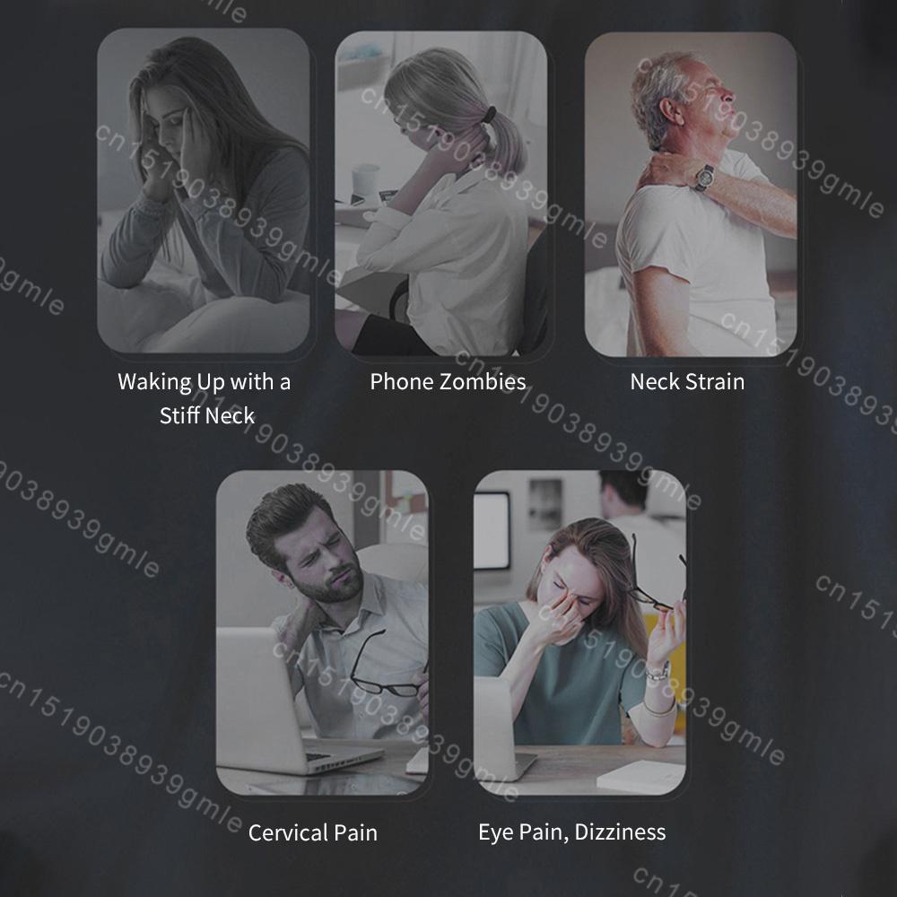 Neck Support Cervical Brace Adjustable Cervical Collar Soft Durable Foam for Relieve Cervical Pain Correct Forward Head Posture