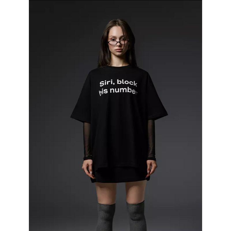 Western Style New round Neck Loose Casual Print Short sleeve Cotton T-shirt Top Loose Printed T-shirt