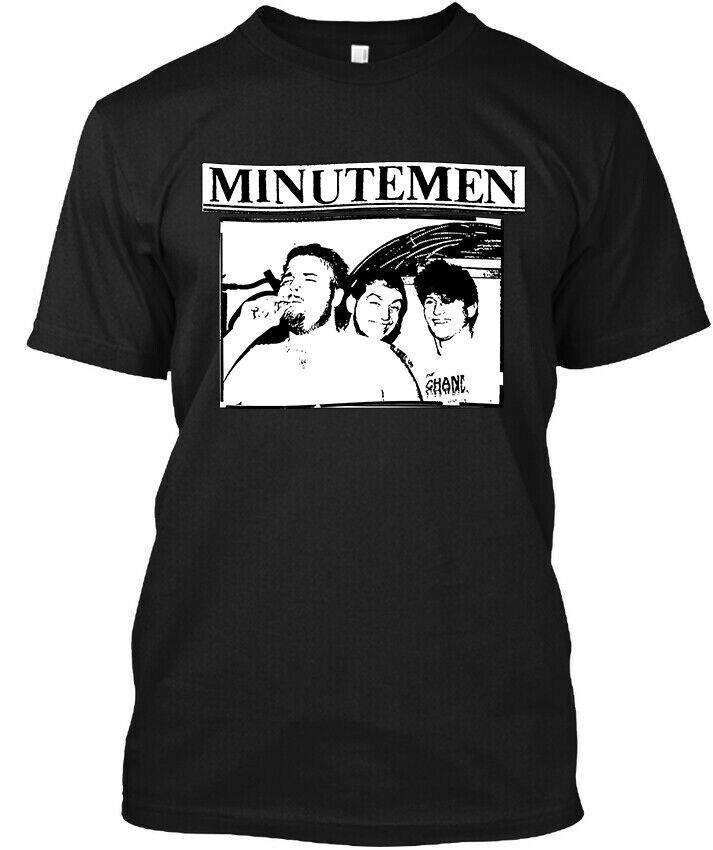 

NEW POPULAR! Minutemen American Vintage Graphic Retro Logo T-Shirt Tops Tee Size S-4XL 4XL