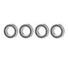 4Pcs 152672RS Rubber Sealed Deep Groove Ball Bearing 15x26x7 Mm