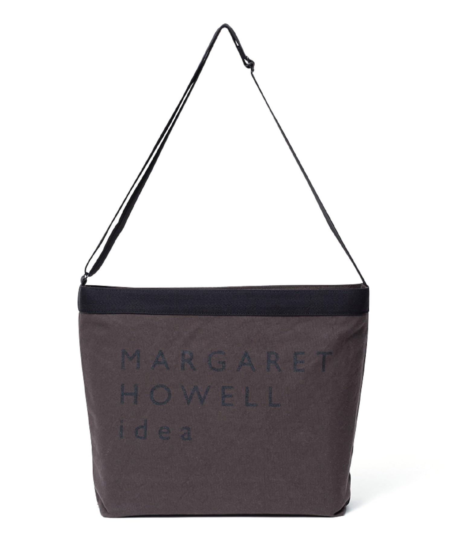 

[Большой логотип] Унисекс Сумка через плечо (M) Изготовлен из стираного холста натурального цвета, легкий, компактный и повседневный.