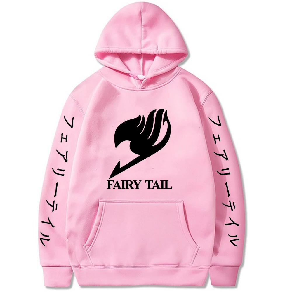 Fairy Tail Anime Hoodie Autumn Fleece Clothes Plus Size Sweatshirt Long Sleeve High Quality Streetwear Harajuku