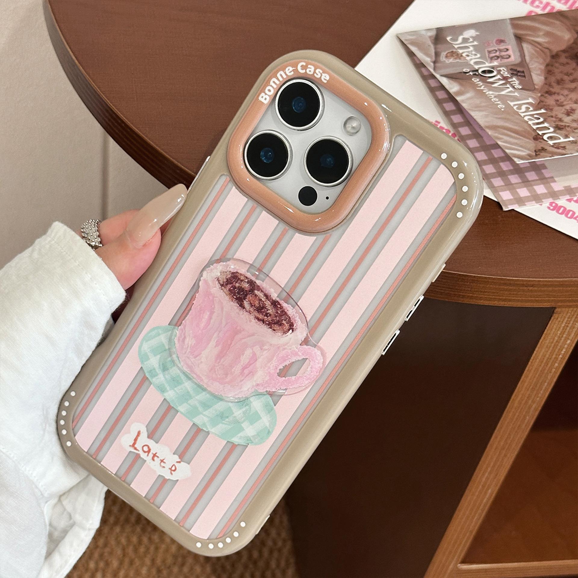 

Ins Three-dimensional Dessert Cake for Iphone16Pro Max Mobile Phone Case for Apple 15 Niche 14 Acrylic 17 X/Xs