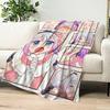 Anime Miss k-Kobayashis Dragon Maid Flanelowy ciepły komfortowy miękki pluszowy koc na sofę salon biuro sypialnia podróż prezent