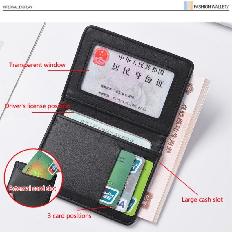 Car Men's Wallet motor vehicles Card Ticket Storage Bag For Citroen C3 C4 CACTUS C6 C8 C3-XR Picasso Grand DS3 DS5 Accessories aje256