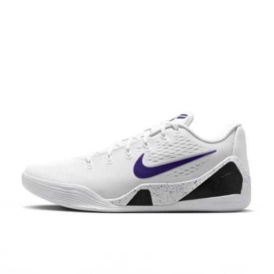 Nike Kobe 9 Elite Low Protro White Court Purple IH1401-100 Men's Size