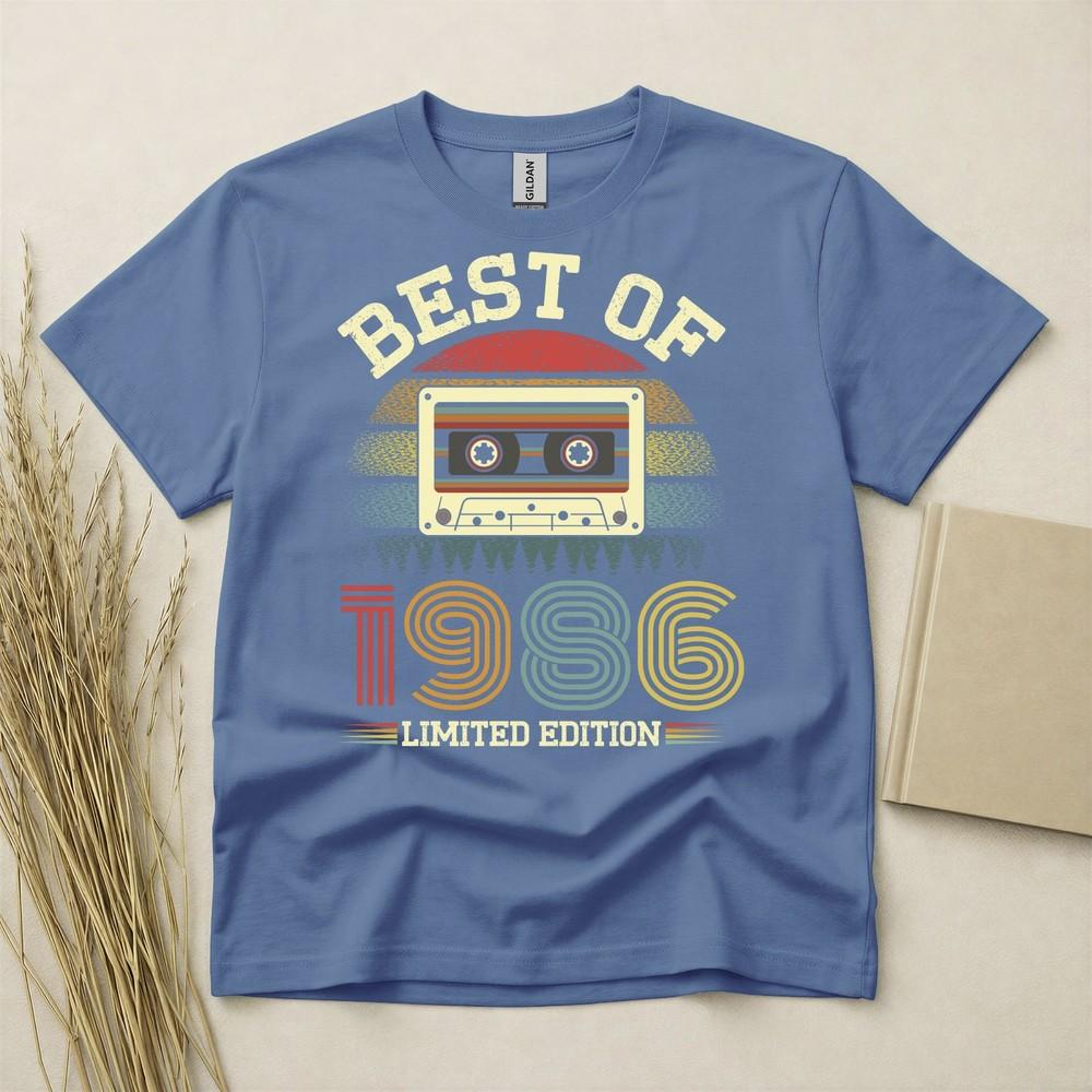 Best Of 1986 40th Birthday T Shirt Custom Year Gift Gildan Heavy Cotton Tee