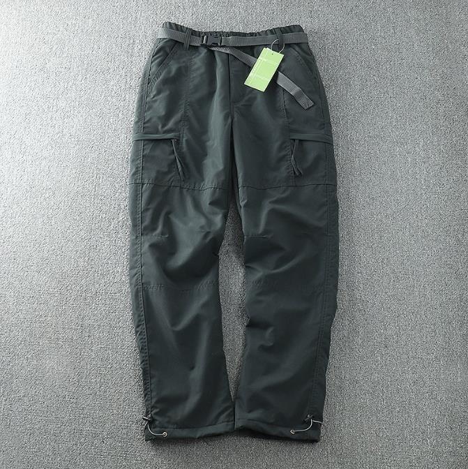 Tooling Kalhoty Silné nepromokavé Fleece Cargo Kalhoty Muži Ženy Zimní Outdoor Multi-kapsy Volný Rovný overal Kalhoty