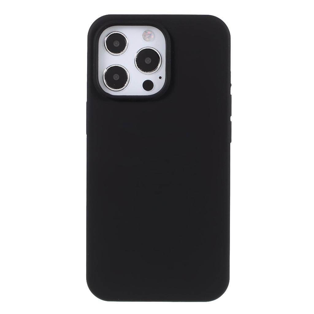 

For iPhone 15 Pro Max Case Silicone Shockproof Phone Protective Cover Shell Black
