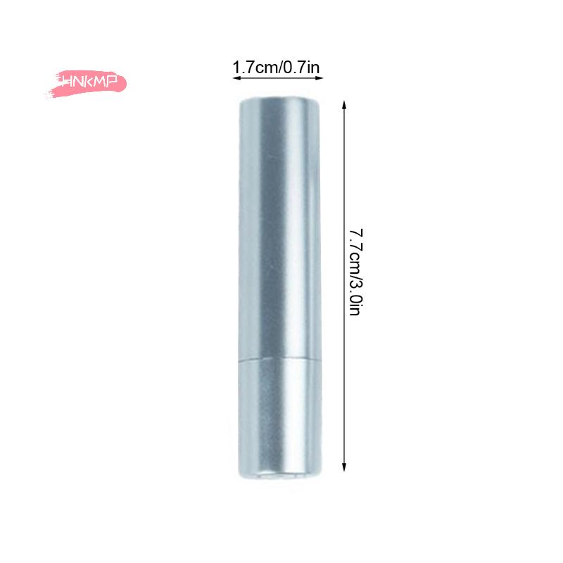 1Pcs 3.5g Matte Silver Gold Empty Lipstick Tube Lip Balm Cosmetic Packaging Container Glue Stick Lipstick Bottle