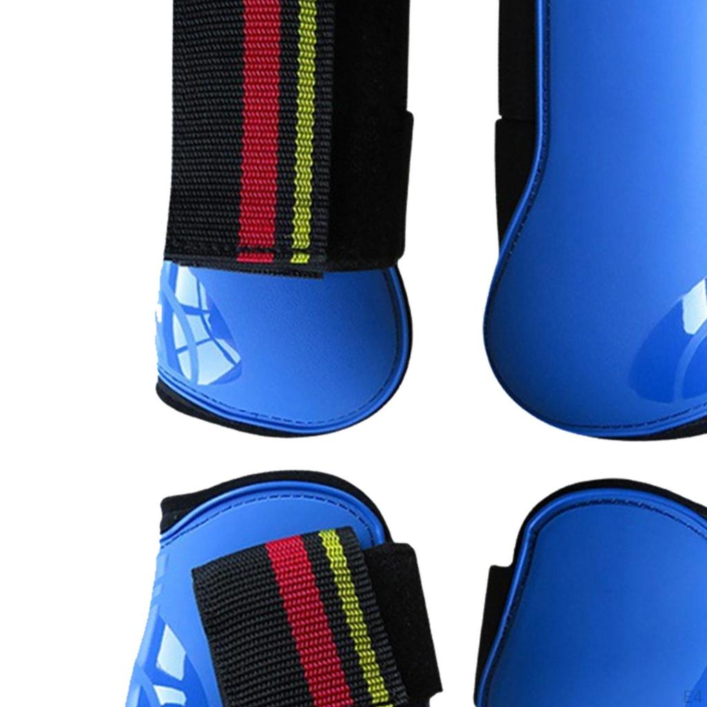 4 Pieces Horse Tendon Boots for Front and Rear Legs Professional Support Comfortable