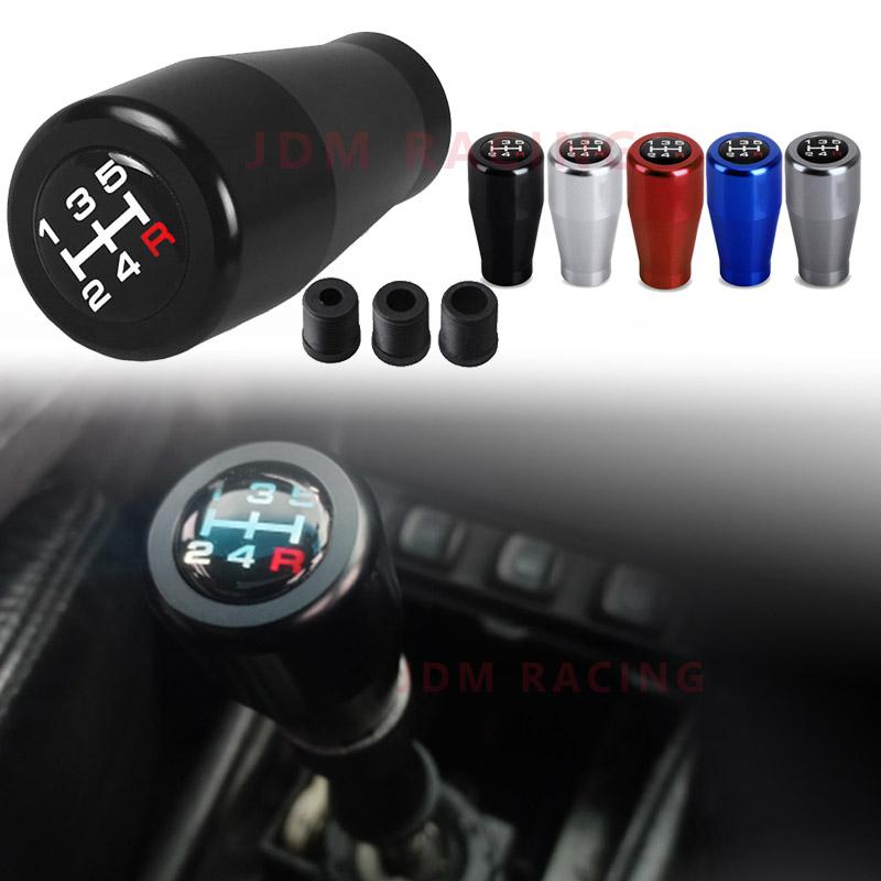 Universal 5 Speed Manual Transmission Short Throw Gear Shift Knob Head 7cm Stylish Aluminum Shifter Lever Gear Shifter Head