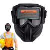 Auto Darkening Welding Helmet Detachable Large View Automatic Dimming Head-Mounted Welder Masque Anti-Fog Lightweight Headgear
