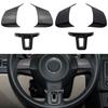 For Volkswagen VW Jetta Golf 6 Bora Polo Touran Eos Caddy 2009-2014 Car Steering Wheel Cover Trim Interior Accessories