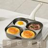 Non Stick Egg Omelette Cooker Pan Titanium Coating Versatile Breakfast Skillet for Eggs Pancakes Crepes Sandwiches Frying Pan