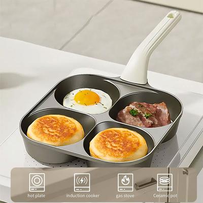 Titan Antihaft-Grillpfanne Frühstückspfanne Ei Burger Steak Bratpfanne 3/4 Tassen Pfannkuchen Omelettpfanne Gas- & Induktionsherdgeschirr