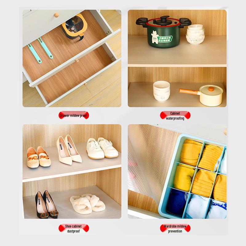 Polka Dot Waterproof Anti-Mold Kitchen & Cabinet Liner Mat