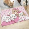 Cute Cartoon Mikko Cat Bathroom Mat Anti-slip Absorb Water Long Strip Cushion Bedroon Mat Hotel Decor Mat
