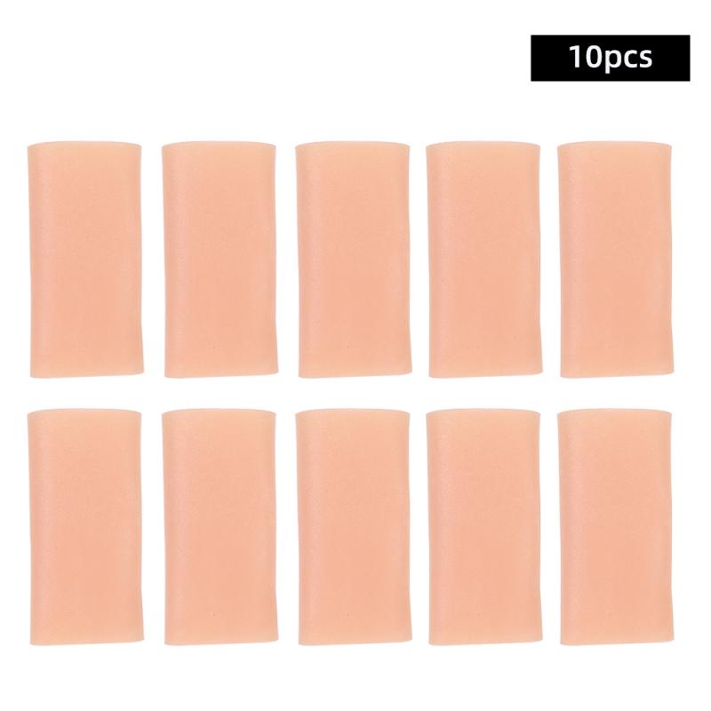 Silicone Finger Protectors 10 Pack Cut Resistant Anti-Friction Finger Guards for Paper Cutting Handcraft Repair Work Protection