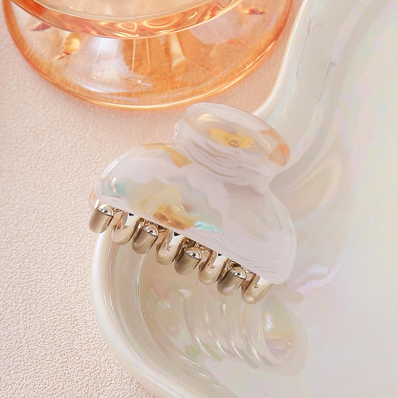 Tangli Korean Style Ink Color Claw Clip for Women - Fashionable Hair Accessory for Ponytails & Baths