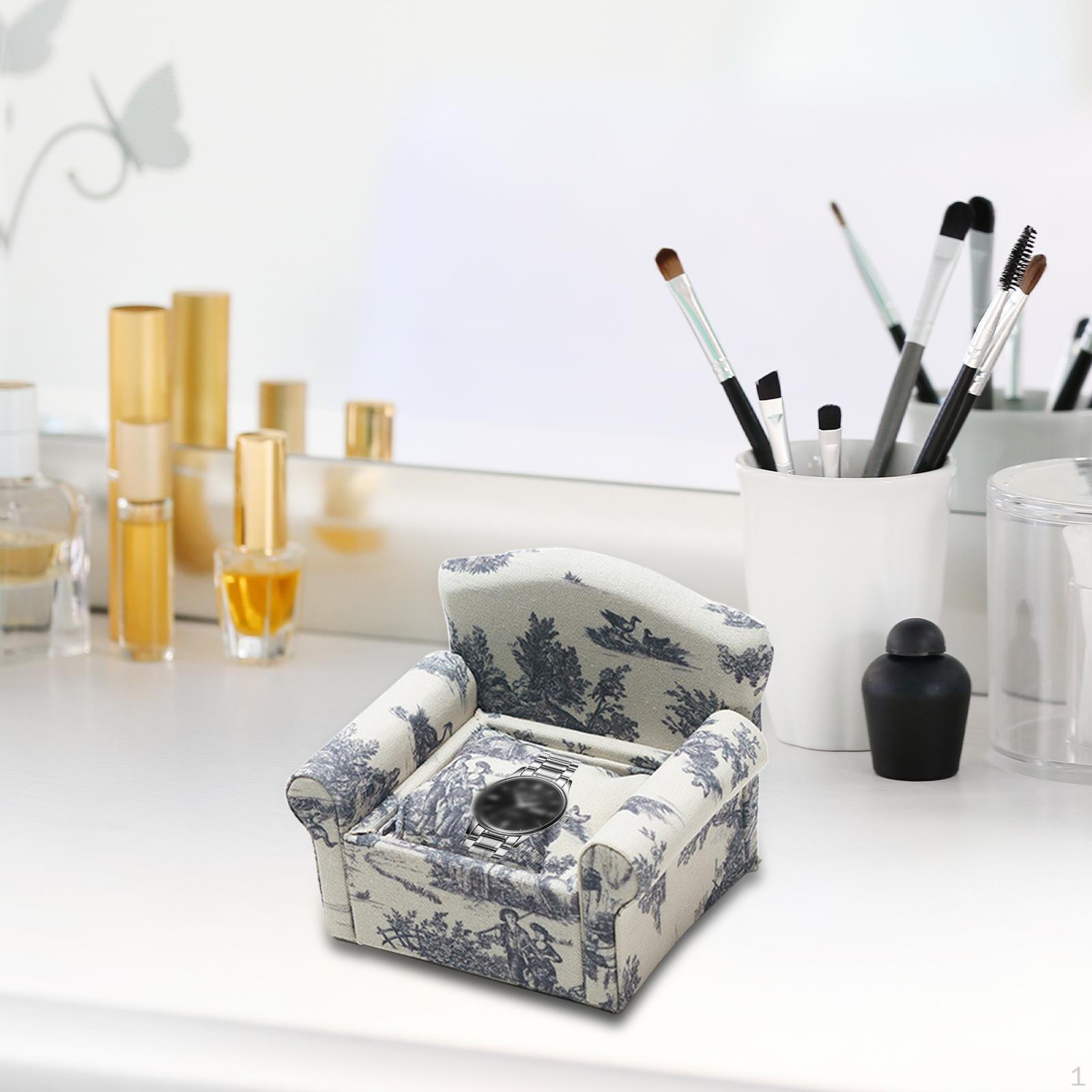 

Single Watch Display Stand Jewelry Multifunctional Photo Prop Storage Box for Earrings