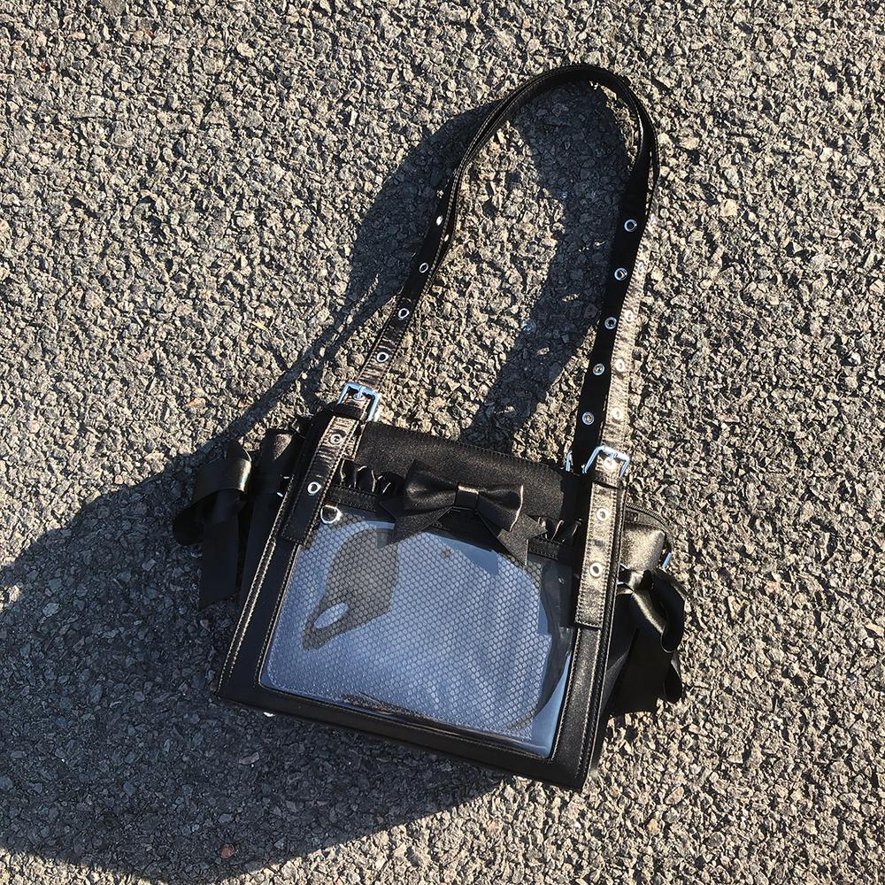 Bandage Bow Sac Femme Transparent High Capaci Ita Bags for Woman Shoulder Bag Tote Bolsos mujer Spacious Durable Bolsas Bolsa