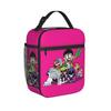 Teen Go Cartoon Insulated Lunch Bag Cooler Bag Reusable,Meal Container Teen Titans Go High Capacity Tote Lunch Box Food Handbags
