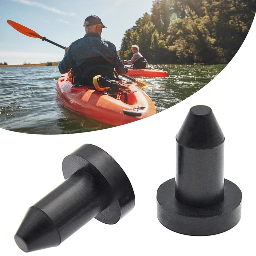 6 Pieces Kayak Drain Plug Canoe Marine Boat Scupper Waterproof Holes Water Stopper Fishing Accessories Replacement for Aruba