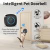 Haustier Touch Ringer Knopf Klingel 300M/984ft Reichweite 60 Lieder Hohe Lautstärke Türklingel für Katze & Hund Training Türklingel Smart Home US EU