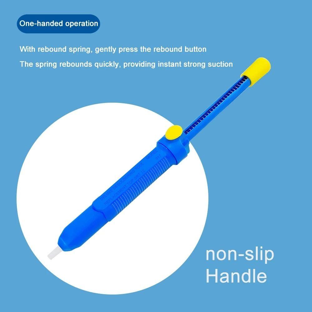 2Pcs Strong Suction Power Solder Sucker Manual Solder Extractor  Welding Tools Accessories
