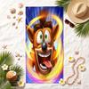 Crash Bandicoot  Soft Beach Towel Stylish Beach Pool Towel for Summer Seaside Vacation Travel