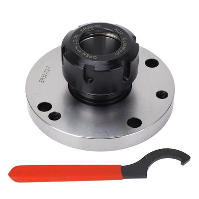 CNC Collet Chuck Carbon Steel High Concentricity ER32 Collet Chuck with Wrench for Lathe Milling