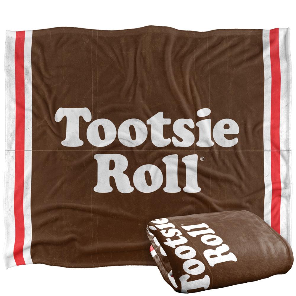 Tootsie Roll Silky Wrapping Paper Supersoft Blanket