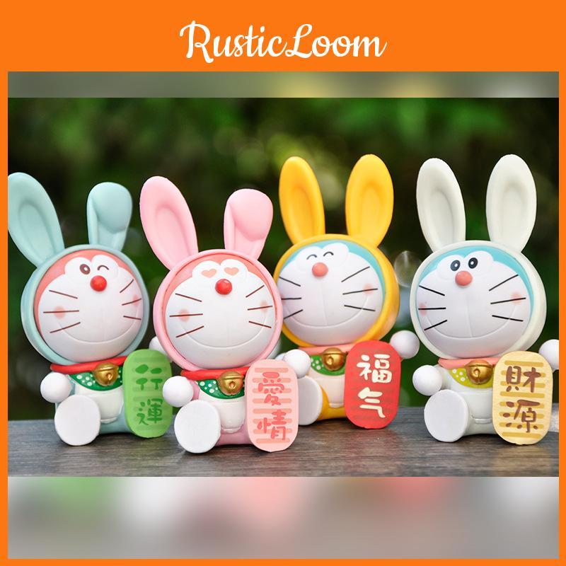 Anime Doraemon PVC-Actionfigur Modellauto-Ornament für Fans und Sammler