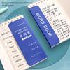 Portable Mini Notebook Pocket Vocabulary Word Book Spiral Notebook Languages Learning Word Check Book School Stationery