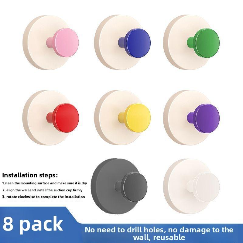 Strong Load-bearing Adhesive No-punch Dopamine Suction Cup Hooks