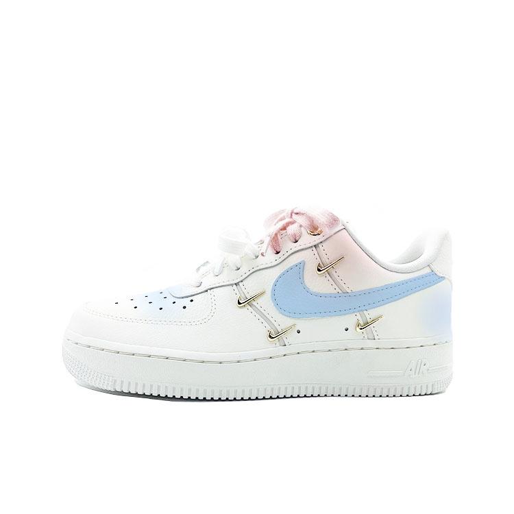 

Nike Air Force 1 Blue Qixi Ancient Charm Abrasion Resistant Low top Skateboard Shoes Women s White Blue FV3654-111(Team641-) 38.5