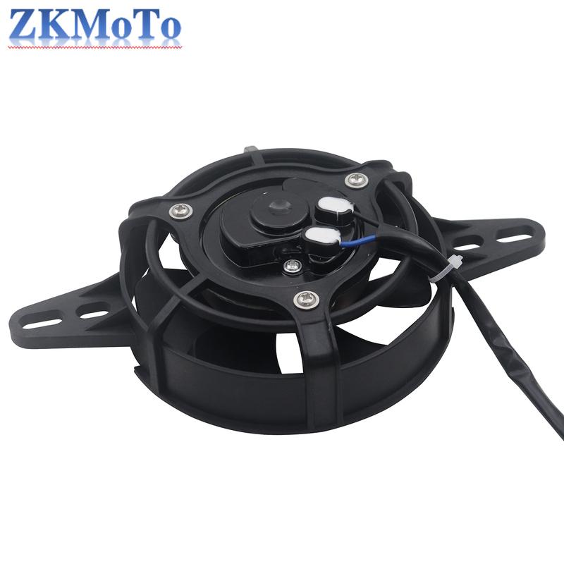 12V Motorcycle Cooling fan Oil Cooler Engine Electric Radiator For Honda Yamaha Suzuki KTM Kawasaki ATV Motocross Accessories