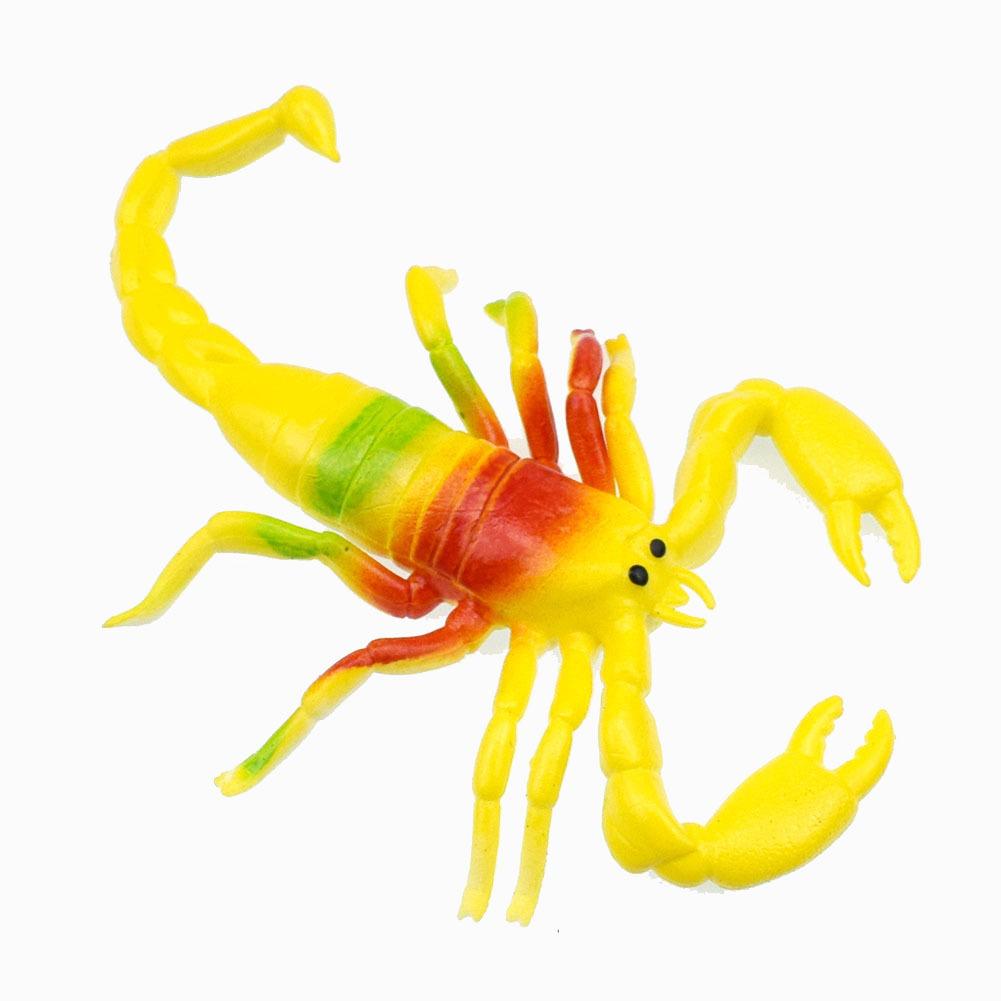 1PCS Tricky Spoof Horror Animal Soft Plastic Insects Toys Model Spider Scorpion Lizard Locust Animals Figures Office Prank Toys