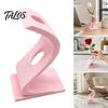 Small Table Sculpture 3D Printed Curved Flower Arrangement Stand, Minimalist Holder Ornament, Detailed Craft Statue Creative Artistic Decoration