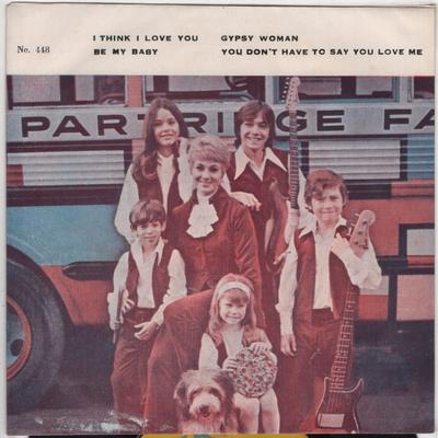7inch Record VARIOUS  I Think I Love You  Be My Baby  G TK448 TK RECORDS 1971 Thailand Rock Used