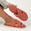 Eleganti Pantofole a Righe da Donna - Tessuto Morbido e Confortevole con Suola in Gomma per Tutte le Stagioni