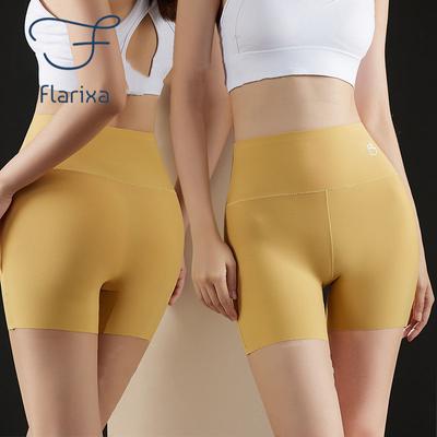 Eis Seide Hohe Taille Frauen Nahtlose Shorts Sicherheit Hosen Bauch Hüften Sliming Sport Boxer Gestaltung Fett Bauch Frauen Höschen