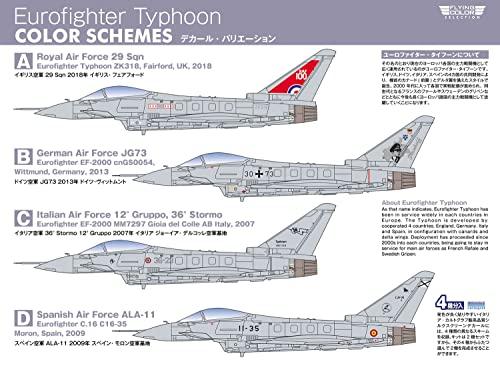 PLATZ 1/144 Flying Color Selection Eurofighter Typhoon FC-15 Two-Plane Plastic Model Kit