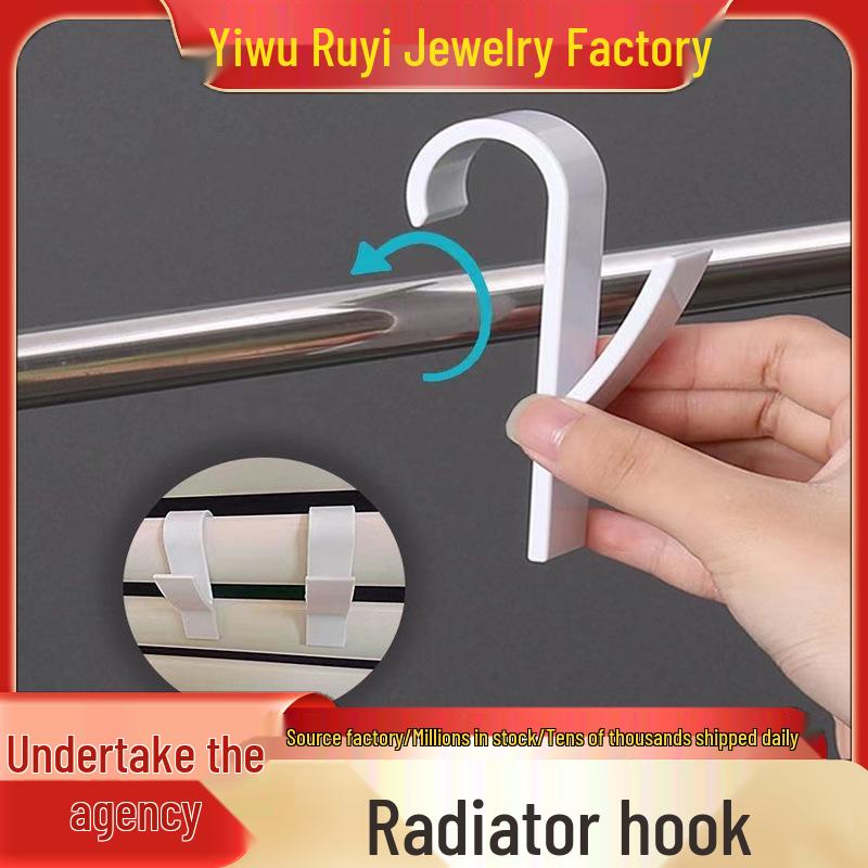 

Многофункциональный крючок для ванной без сверления: Пальто, Шляпа, Полотенце и Стойка для хранения радиатора 1 Pack