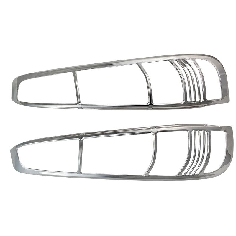 Hight-quality Car Exterior Chrome Tail Lamp Cover Trim For Nissan X-Trail XTrail 2002 2003 2004 2005 2006 2007 Cars Accessories