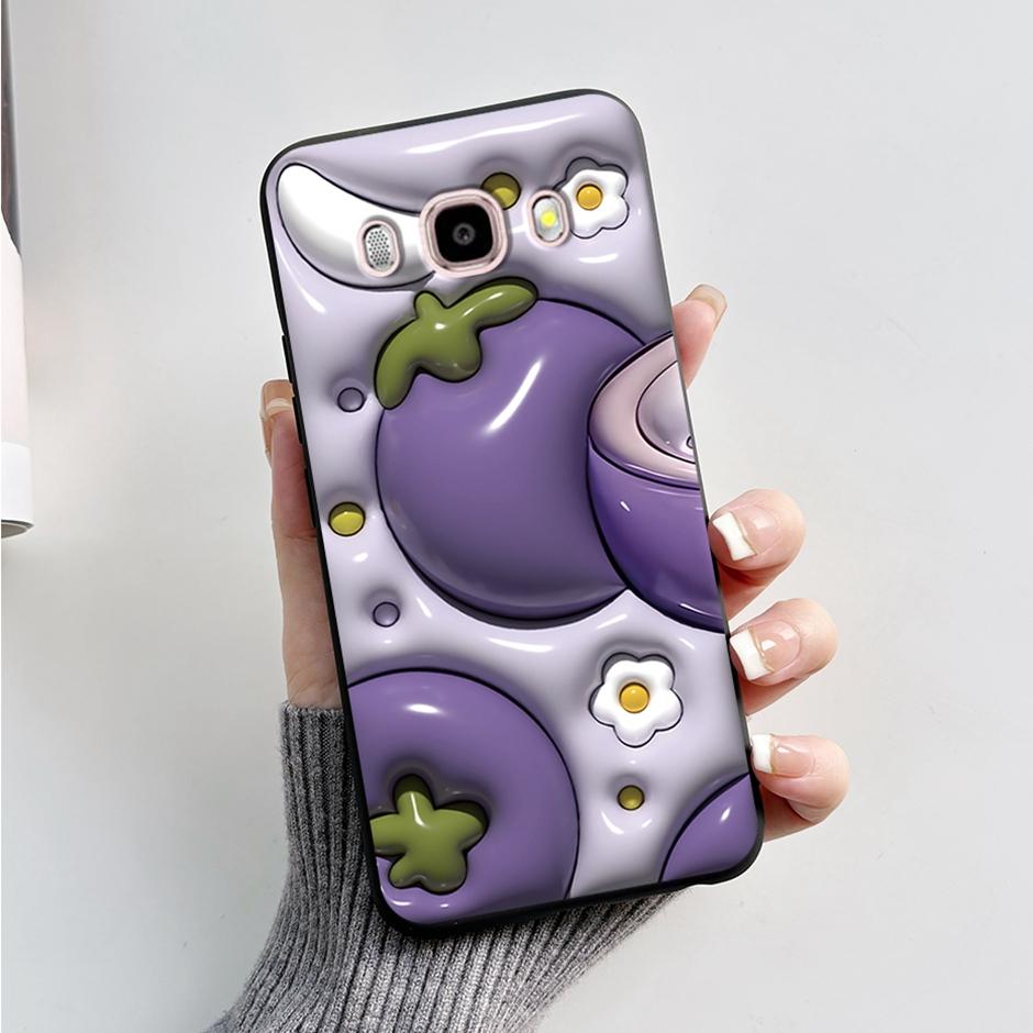 For Samsung Galaxy J7 2016 Novel Style Painting Back Cover Coque For Samsung Galaxy J7 2016 Cute CartoonThick Fashionable Shells