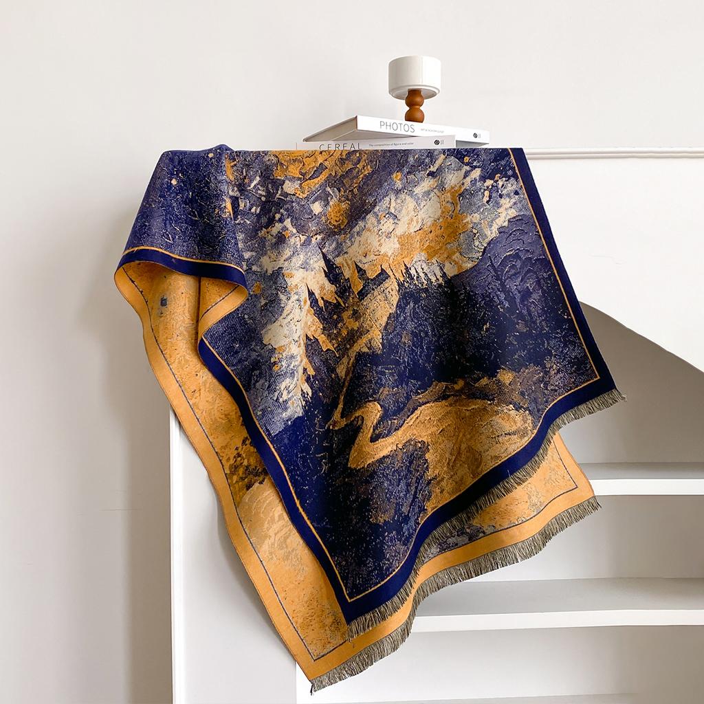 Women'S Luxury Winter Warm Cashmere Print Scarf Shawl And Wrap Pashmina Female Foulard Blanket Scarves Poncho