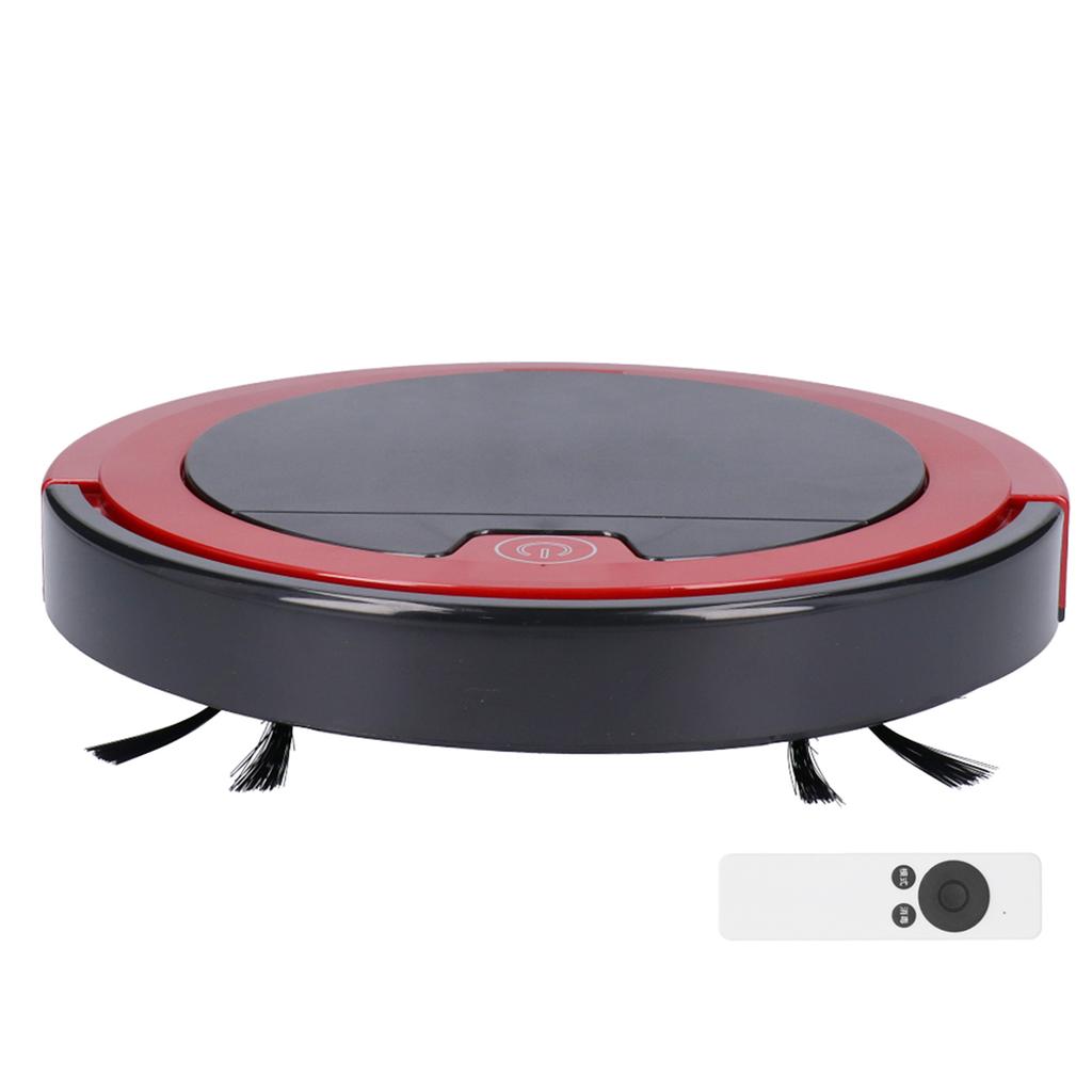 Inteligentní dálkové ovládání USB dobíjecí podlahový zametací robot vysavač DC5V červený